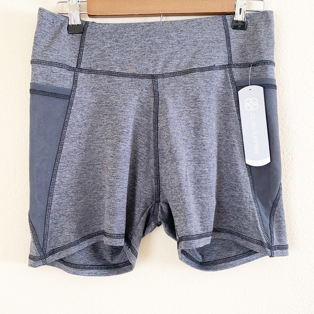 Daisy Fuentes Woman’s Charcoal Grey Biker Shorts